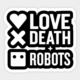 Love, Death + Robots Logo Sticker